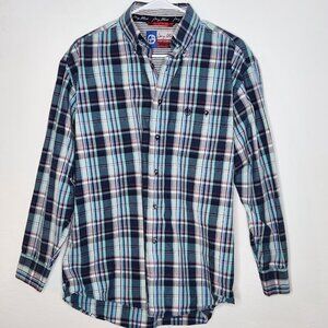 Wrangler's George Strait Collection Button Down Shirt Size Large
